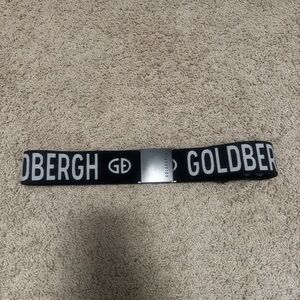 Goldbergh Ski Belt Logo Black and White for Ski Pants, Jacket, and ski suits